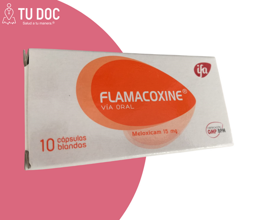 Flamacoxine Cápsulas Blanda 15mg