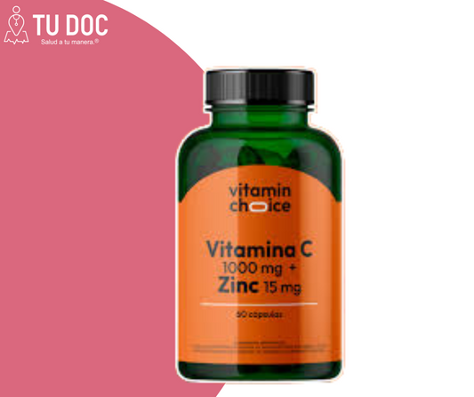 Vitamina C C- 1000 + Zinc 60 Cápsulas Frasco