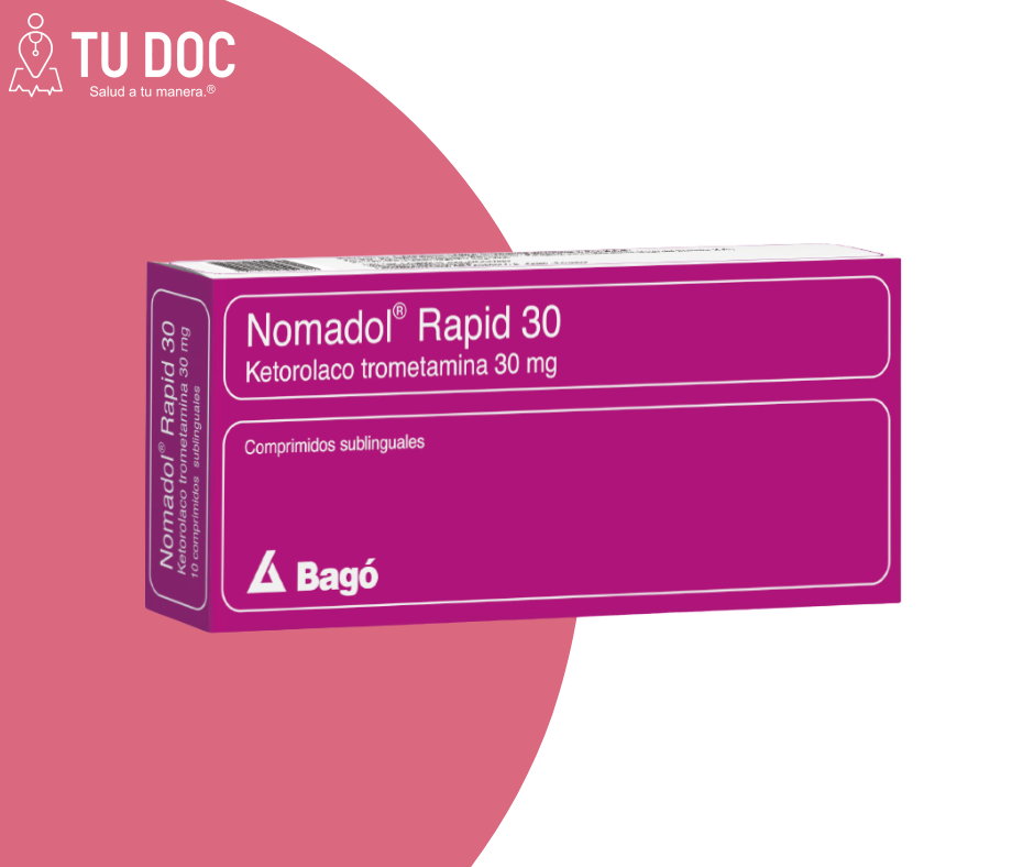 Nomadol 30mg comprimidos sublinguales