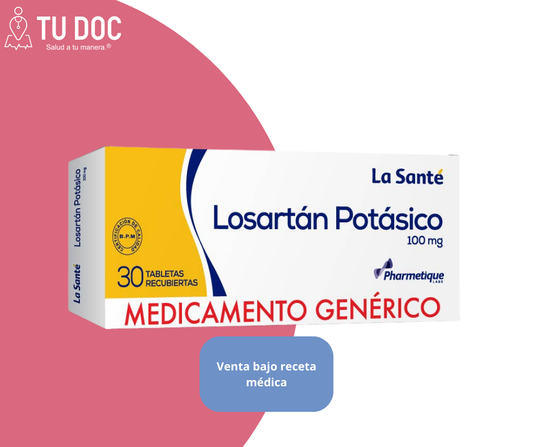Losartan Tabletas 100 Mg