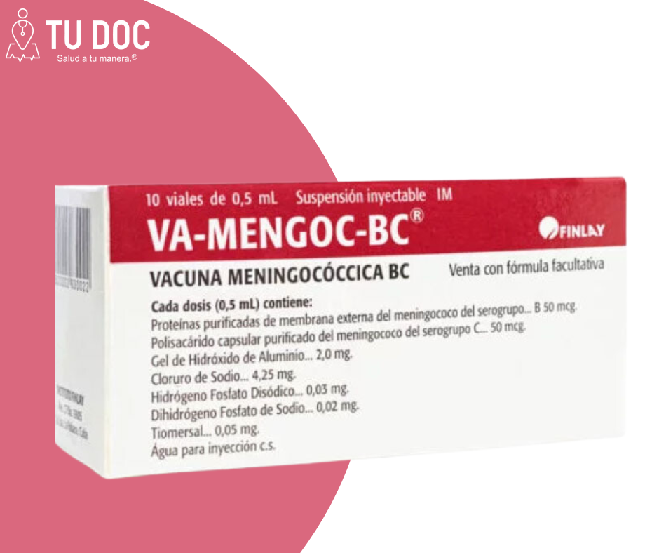 VA-MENGOC-BC  Meningococo(50,00 µg+ 50,00 µg) / 0,5 mL.