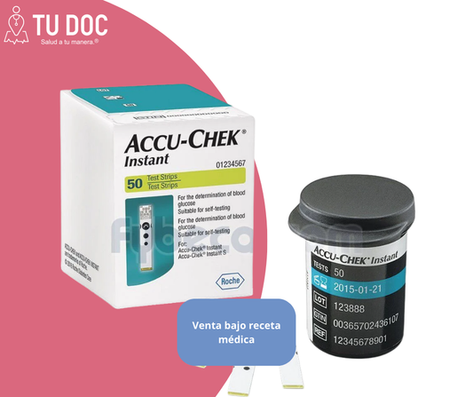 Accuchek Instant Tiras Reactivas C/50