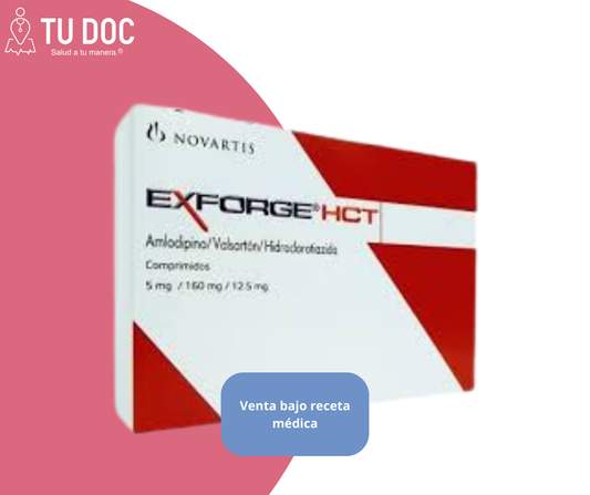 Exforge HCT 5/160/12.5mg comprimidos
