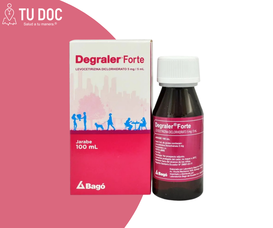 Degraler Forte Jarabe 5 mg / 5 mL Frasco Con 100 mL