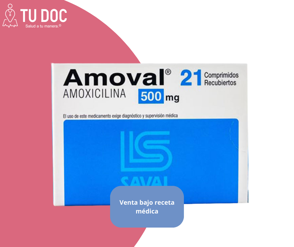Amoval 500mg comprimido recubierto