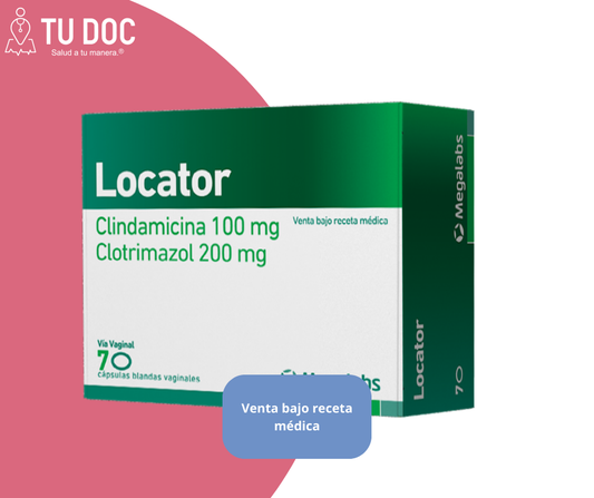Locator Cápsulas Vaginal 100/200 mg