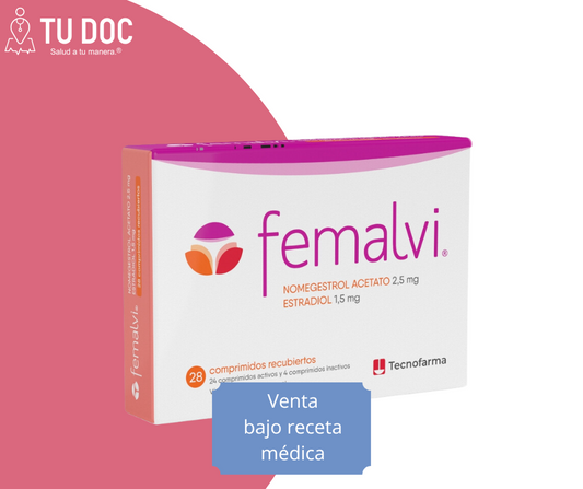 Femalvi Comprimidos Recubiertos 2.5Mg/1.5Mg caja x 28