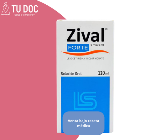 Zival 5mg/5ml jarabe forte frasco x 120ml