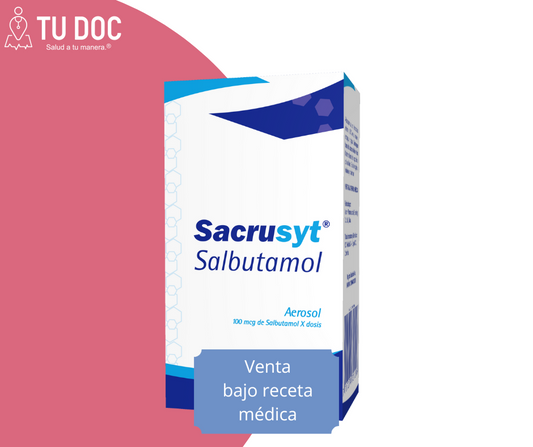 Sacrusyt Suspensión Para Inhalación 100mcg/Dosis Frasco 200 Dosis