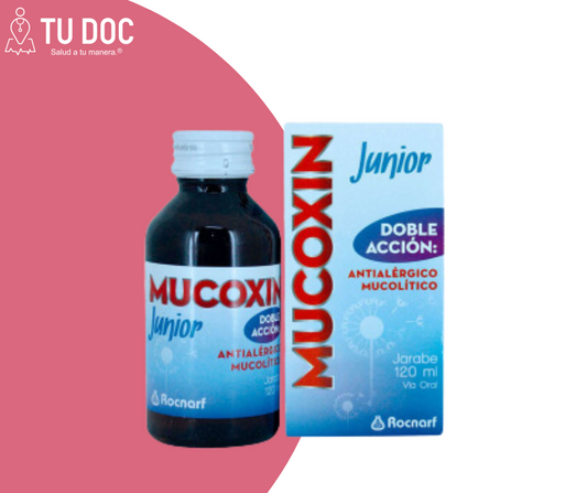 Mucoxin Junior Jarabe 15/5 mg/5 mL