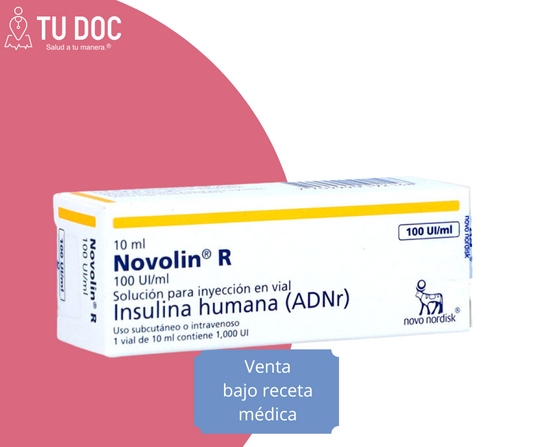 NOVOLIN R INSULINA HUMANA (ADNR) 10ML