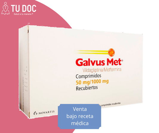 Galvus Met Comprimidos Recubiertos 50/1000 mg