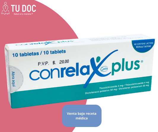 Conrelax Plus Tabletas 4/50 mg