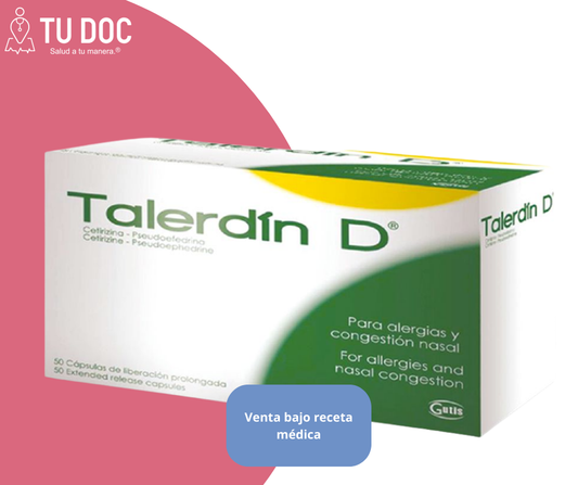Talerdin D 5/120mg cápsulas