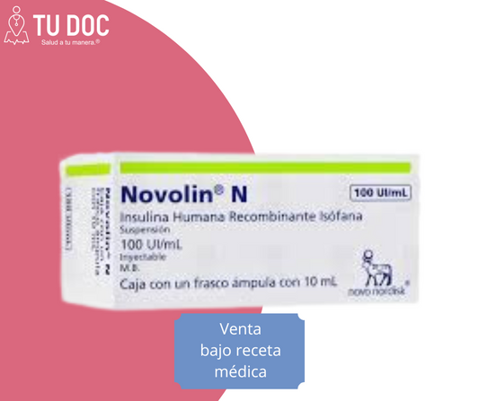 Novolin N Suspensión Inyectable 100ui/Ml 10ml