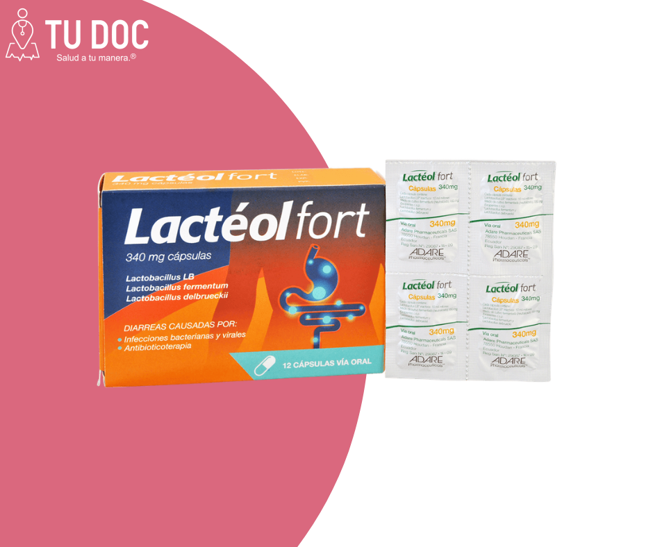 Lacteol Fort Cápsula 340 mg