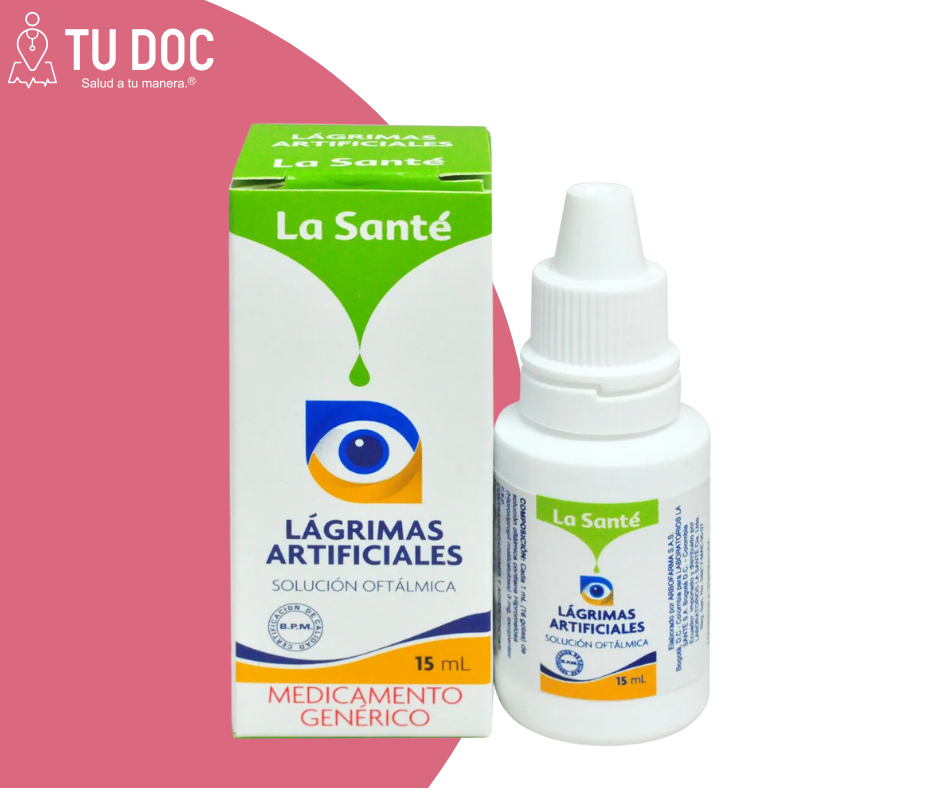 Lagrimas artificiales Lubricante oftálmico  en gotas 15 ml