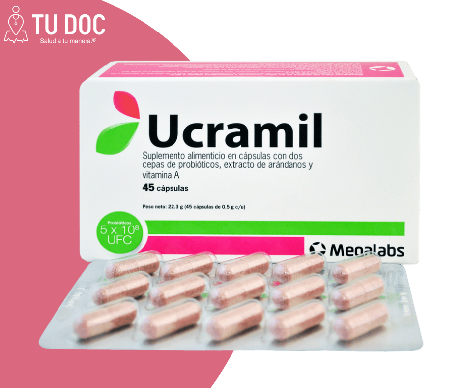 Ucramil Suplemento Alimenticio Capsulas 5x10e8 Ufc