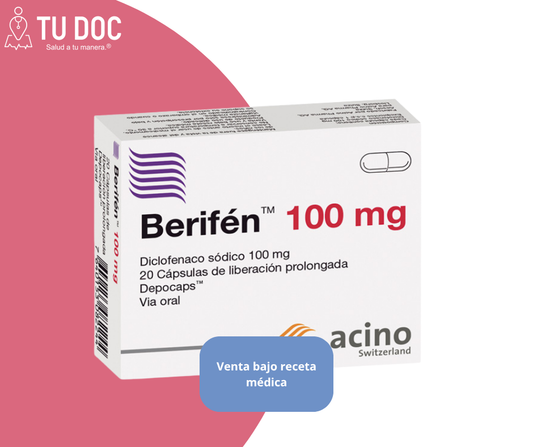 Berifen Capsulas Retard 100 Mg