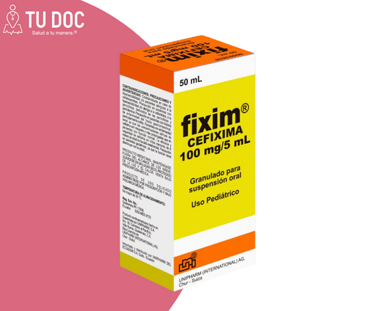 Fixim Granulado 100 Mg/5 Ml Susp. 50ml