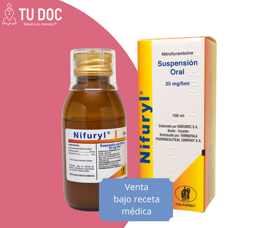 Nifuryl 25mg/5ml suspensión