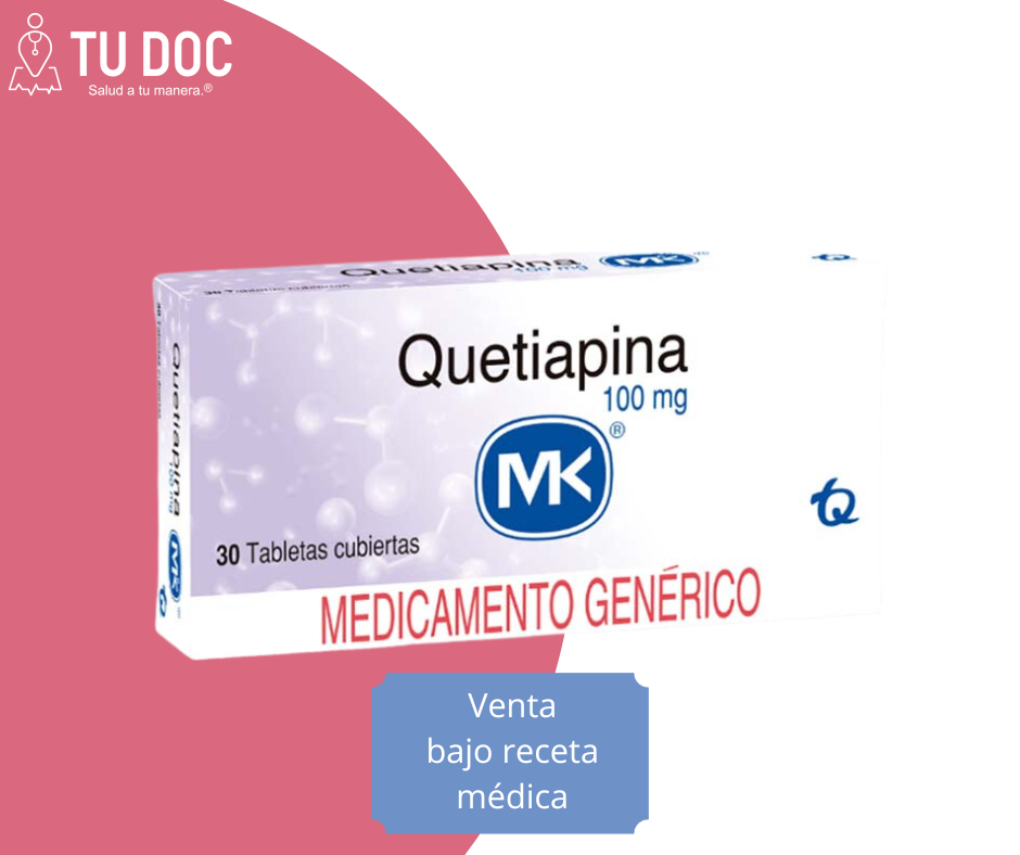 QUETIAPINA 100 mg Tableta