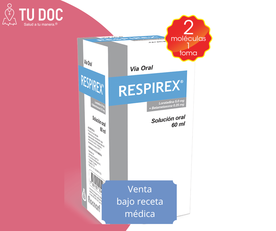 RESPIREX 0.25/5 mg Solución Oral 60ml