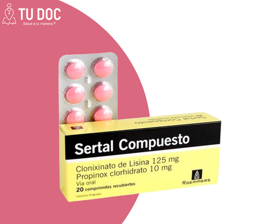 SERTAL 125 mg x 10 mg Comprimido