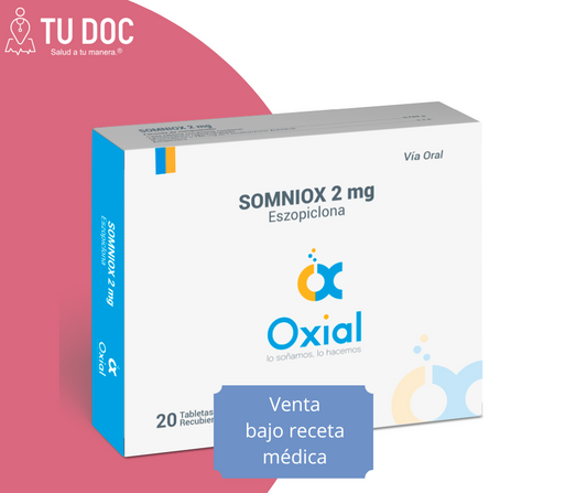 Somniox Tabletas 2mg caja x 20