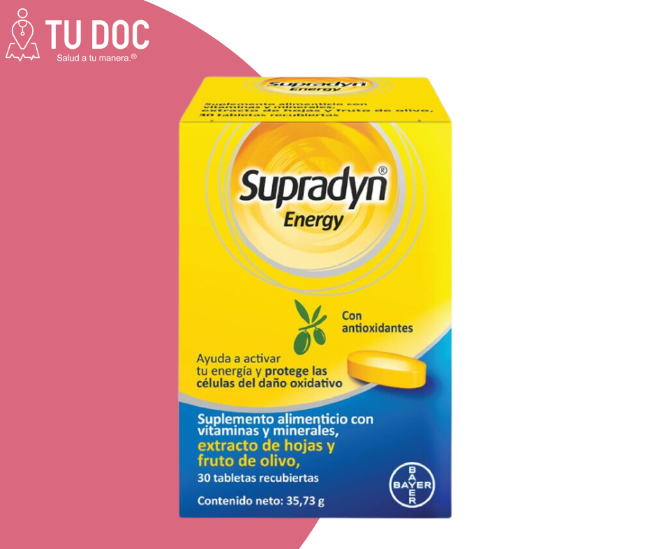 SUPRADYN ENERGY Multivitaminico 35.73gr Tableta Recubierta x 30