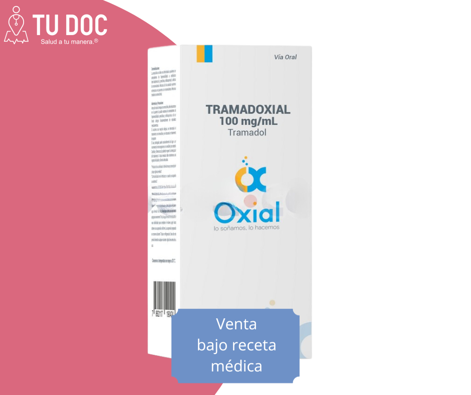 Tramadoxial Sol Oral 100 Mg/Ml Frasco 10Ml