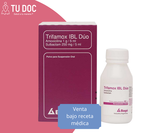 TRIFAMOX 20 mg x 5 mg Duo Suspensión