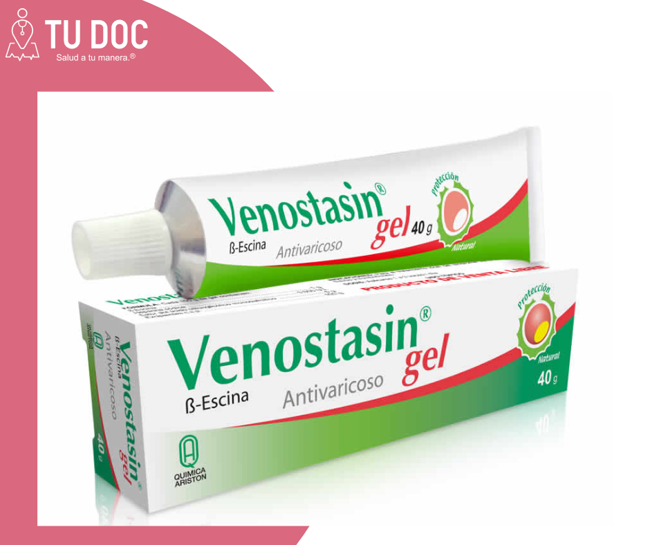 VENOSTASIN 1,00 g x 5,00 g x 5000,00 UI Gel 40 g