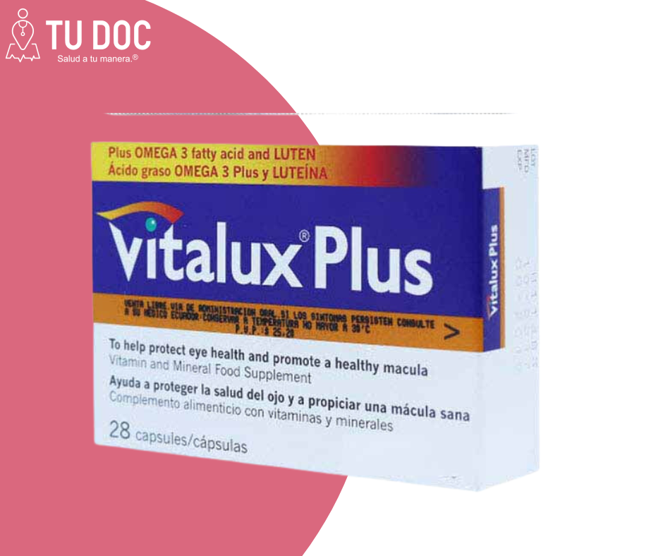 VITALUX Plus Omega Cápsulas x 28