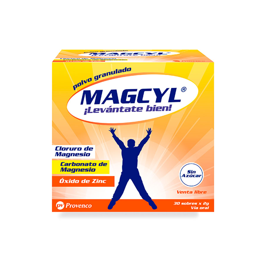 Magcyl 1854 mg x 124 mg x 15,6 mg polvo granulado