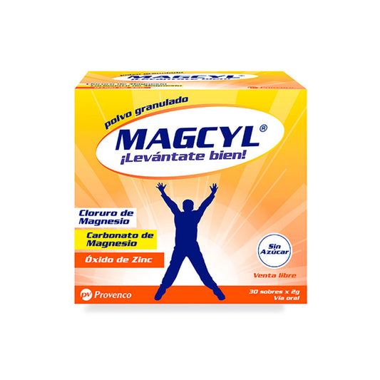 Magcyl 1854 mg x 124 mg x 15,6 mg polvo granulado