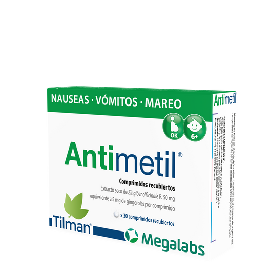 Antimetil Tabletas Recubiertas