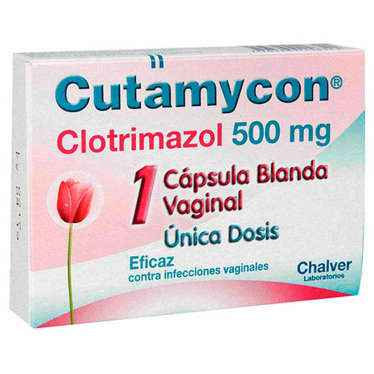 Cutamycon Óvulos 500 mg Caja 1 Unidad