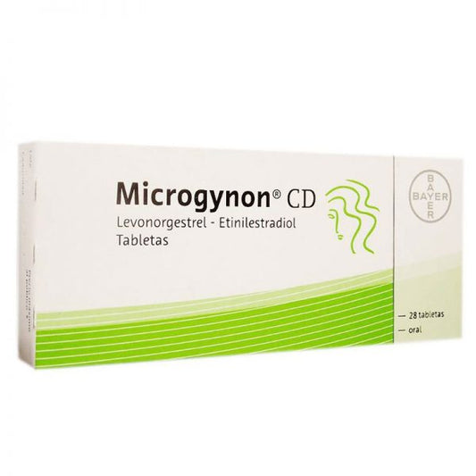 Microgynon CD Grageas 0.15/0.03 mg Caja 28 Unidades