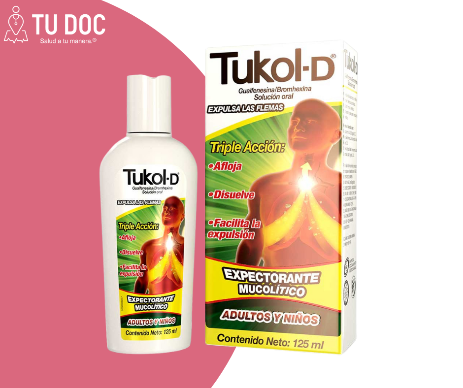 TUKOL 80 mg x 2000 mg Solución Oral 125 ml