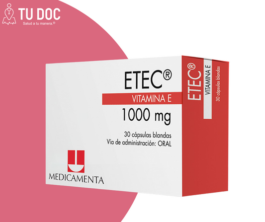 ETEC 1.000 mg Cápsulas Blandas x 30