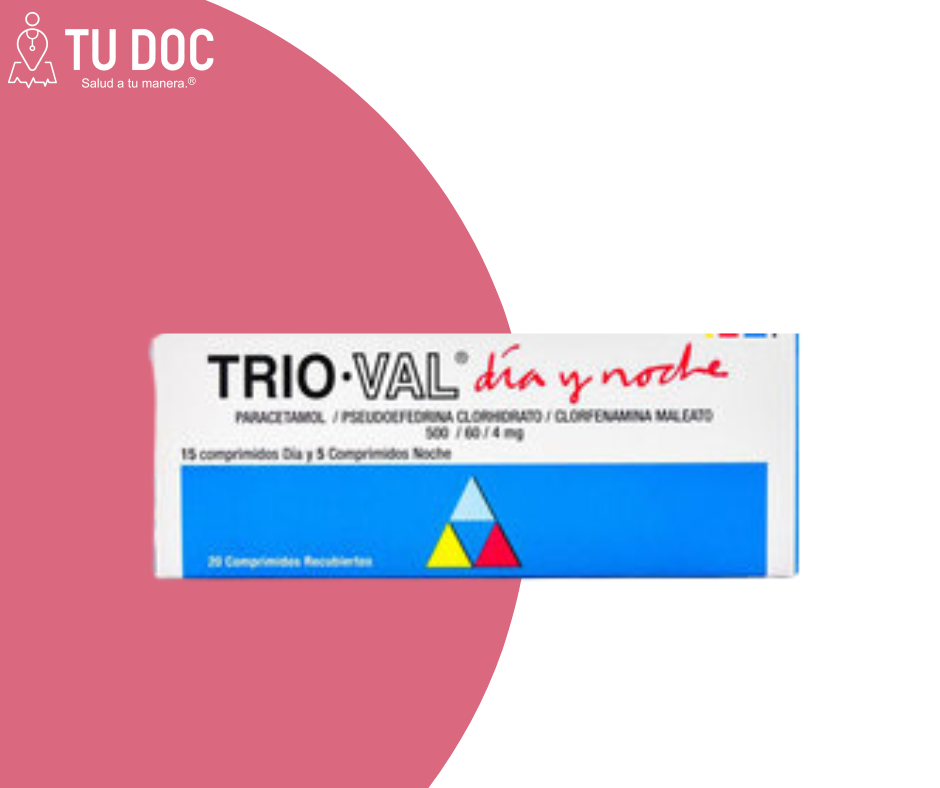 Trioval Dia / Noche 500 / 60 / 40 Mg