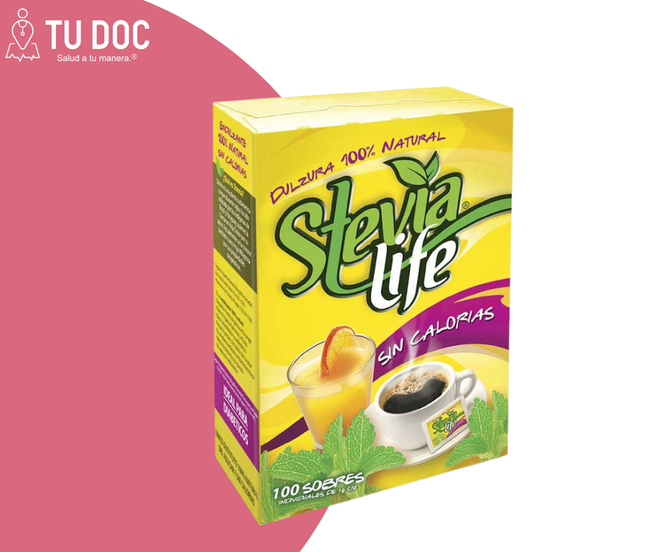 Endulzante STEVIA SWEET Life en Polvo 100 sobres