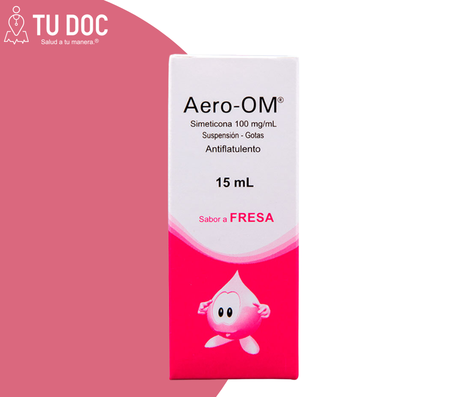 AERO-OM Fresa 100 mg en Gotas 15 ml