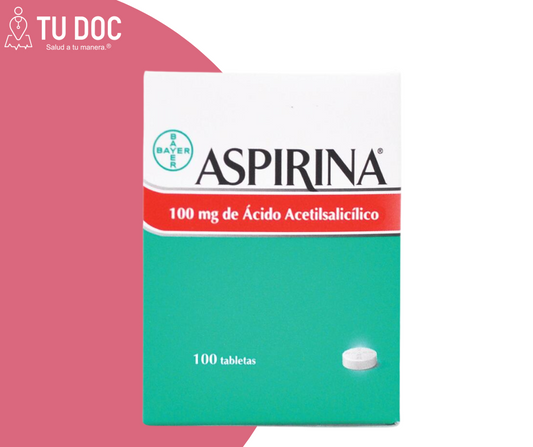 ASPIRINA 100 mg Tableta x 100