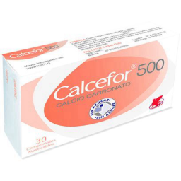 Calcefor 500mg tabletas caja x 30