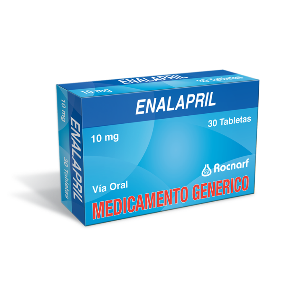 Enalapril Tabletas 10mg caja x 30