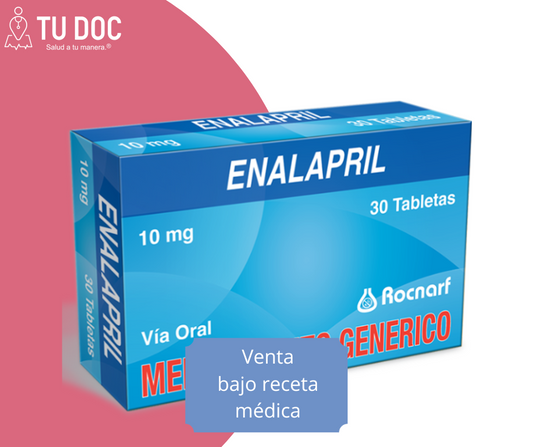 Enalapril Tabletas 10mg caja x 30