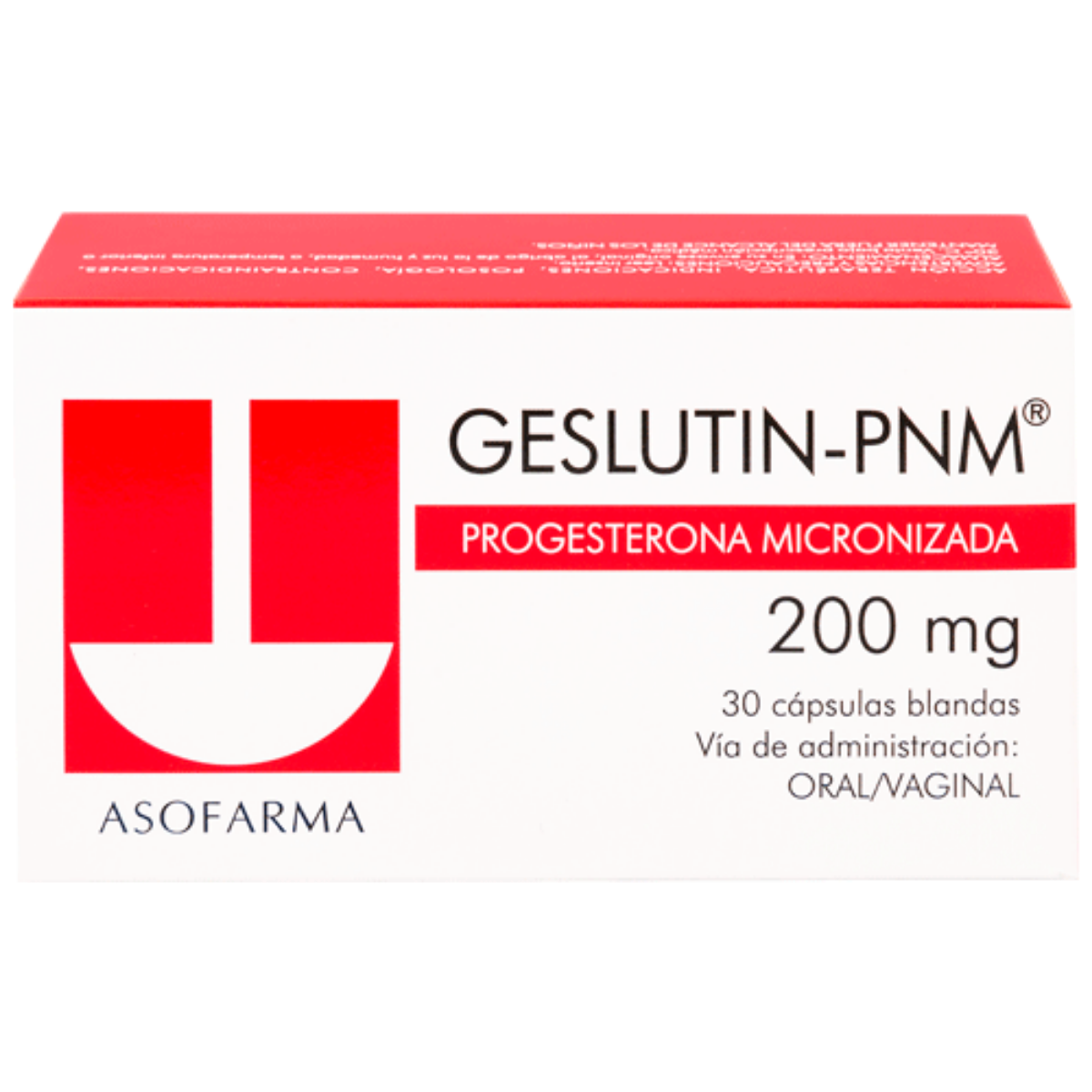 Geslutin Capsulas. 200 Mg. Caja x 20