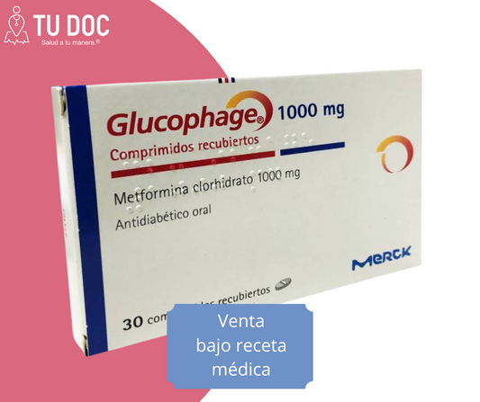 Glucofage 1000 Mg caja x 30